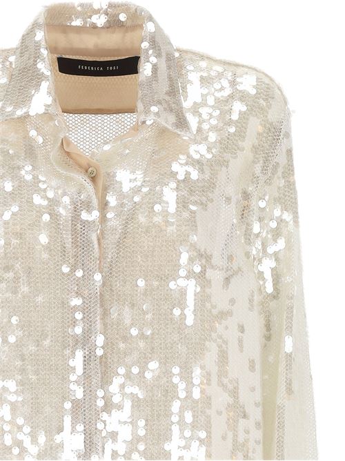 Camicia con paillettes FEDERICA TOSI | 4110940175